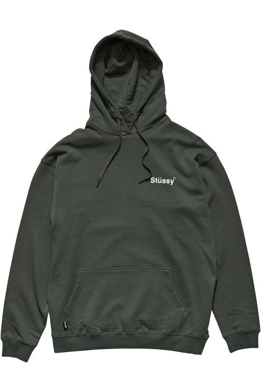 Stussy Mens Text Hood Leisure Sets Green - DEZGR5728